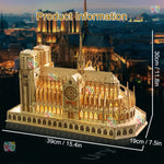 3D Wooden Notre Dame Puzzle