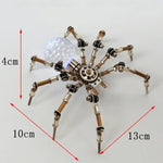 3D Metal Luminous Spider Puzzle