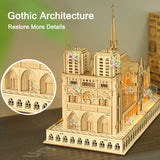 3D Wooden Notre Dame Puzzle