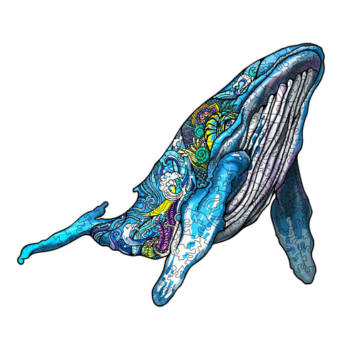 Blue Humpback Whale Puzzle