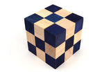 Blue Snake Cube Puzzle