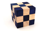 Blue Snake Cube Puzzle