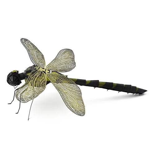 Realistic 3D Metal Dragonfly Puzzle