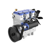 3D Metal Toyan 4-Stroke Twin Methanol Engine Puzzle